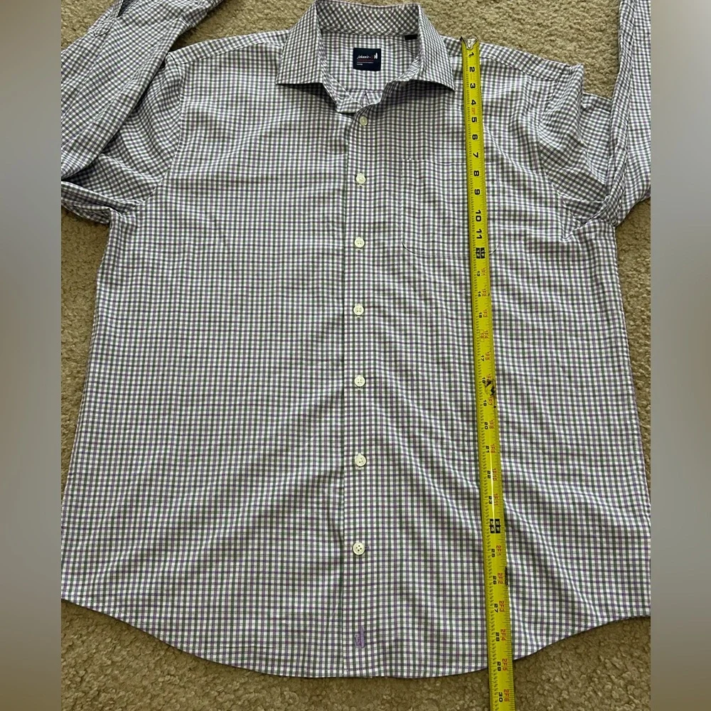 Johnnie-O Men’s Large Acadia Prep Performance Button Down Shirt - Picture 8 of 9